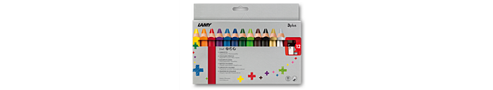 LAMY 3 Plus Color Pencils Cardboard Box 12 Pcs