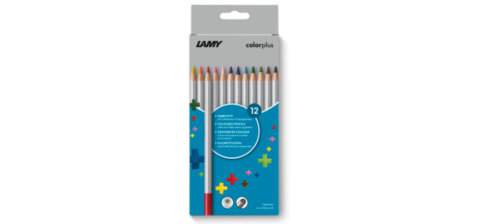 COLOR  PLUS PENCILS CARDBOARD BOX  12 PCS