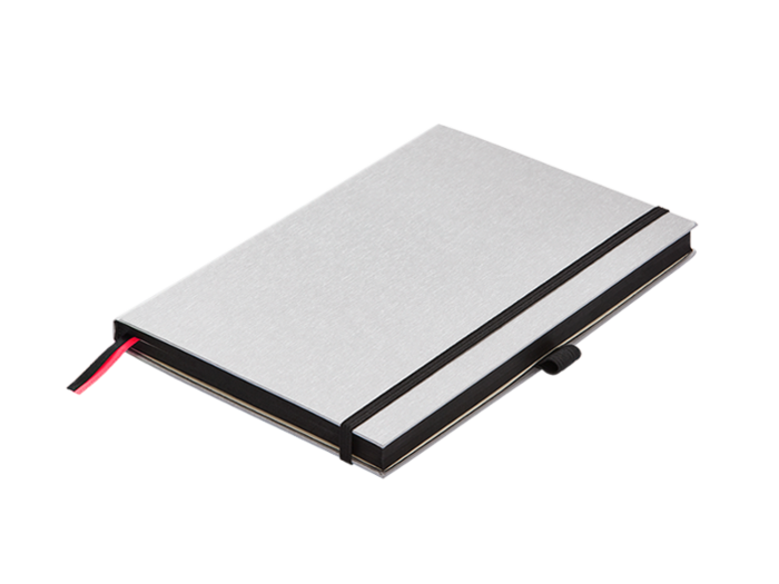 B7 Notebook Hardcover black A5 Plain