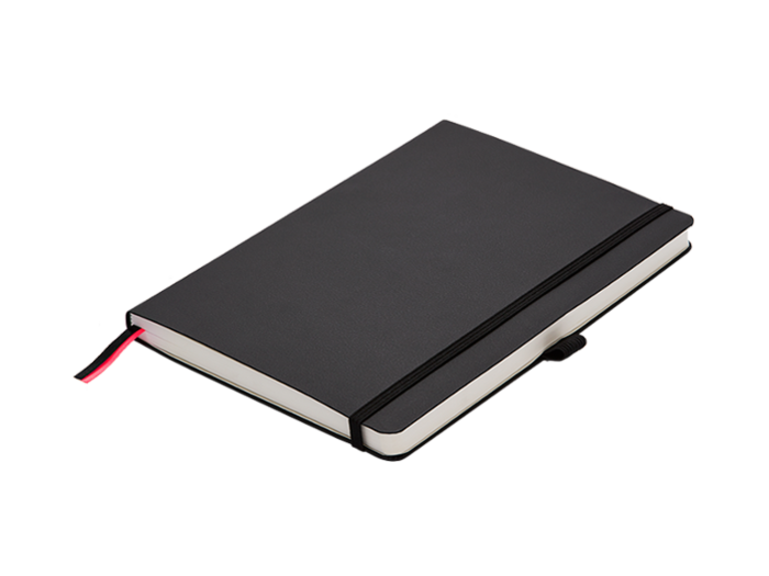 B8 Notebook Softcover black A5 Plain