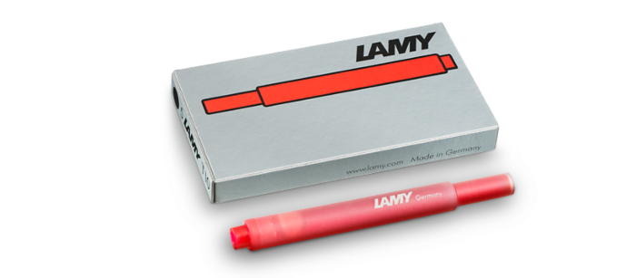 LAMY ink T10 red