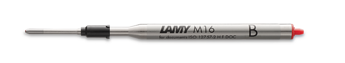 LAMY giant ballpoint pen refill M16  B red