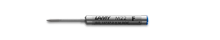 LAMY compact ballpoint refill M22  F blue