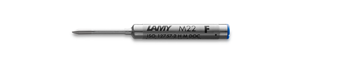 LAMY compact ballpoint refill M22  F blue