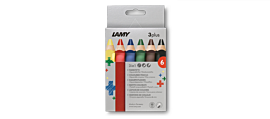 3 Plus Color Pencils Cardboard Box 6 Pcs