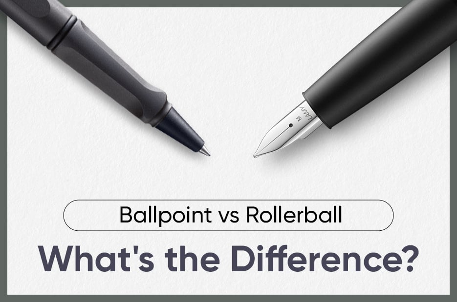 Ballpoint vs Rollerball - What's the Difference?